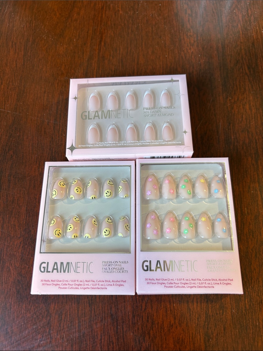 GLAMNETIC Press-On Nails - 3 Pack